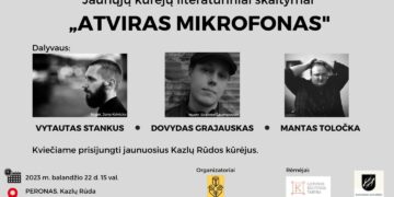Jaunųjų kūrėjų literatūriniai skaitymai „ATVIRAS MIKROFONAS“