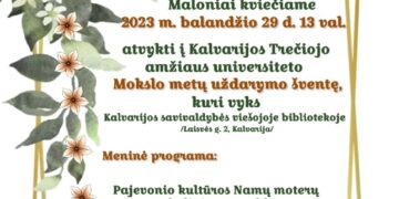 Kalvarijos TAU mokslo metų sezono uždarymas