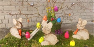 Marijampolės seniūnijos puošiasi Velykoms!