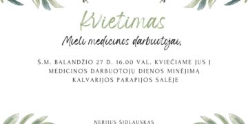 Medicinos darbuotojų dienos minėjimas