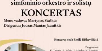 Nacionalinės M. K. Čiurlionio menų mokyklos simfoninio orkestro ir solistų koncertas