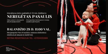 Neregėtas pasaulis - nemokamas interaktyvus šokio spektaklis 6-18 mėn. kūdikiams