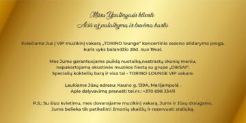 VIP muzikinis vakaras