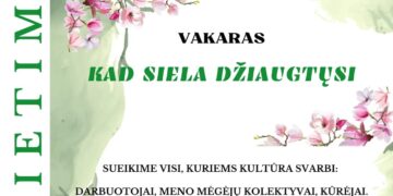 Vakaras „Kad siela džiaugtųsi“