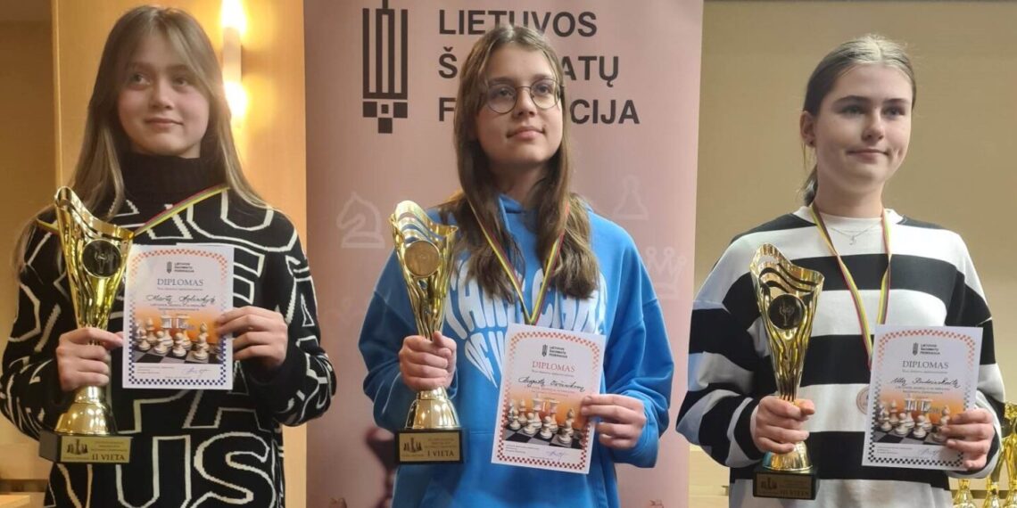 Vilkaviškio rajono sporto mokyklos auklėtinė - Lietuvos šachmatų čempionato nugalėtoja