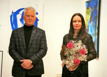 Atidaryta skulptoriaus Kęstučio Balčiūno ir architektės tapytojos Kristinos Rimienės darbų paroda