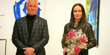 Atidaryta skulptoriaus Kęstučio Balčiūno ir architektės tapytojos Kristinos Rimienės darbų paroda