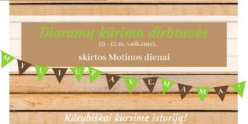 Dioramų kūrimo dirbtuvės