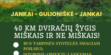 Dviračių žygis Jankuose