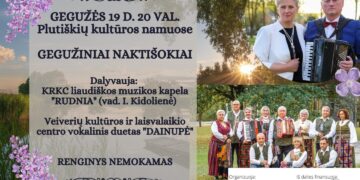 GEGUŽINIAI NAKTIŠOKIAI