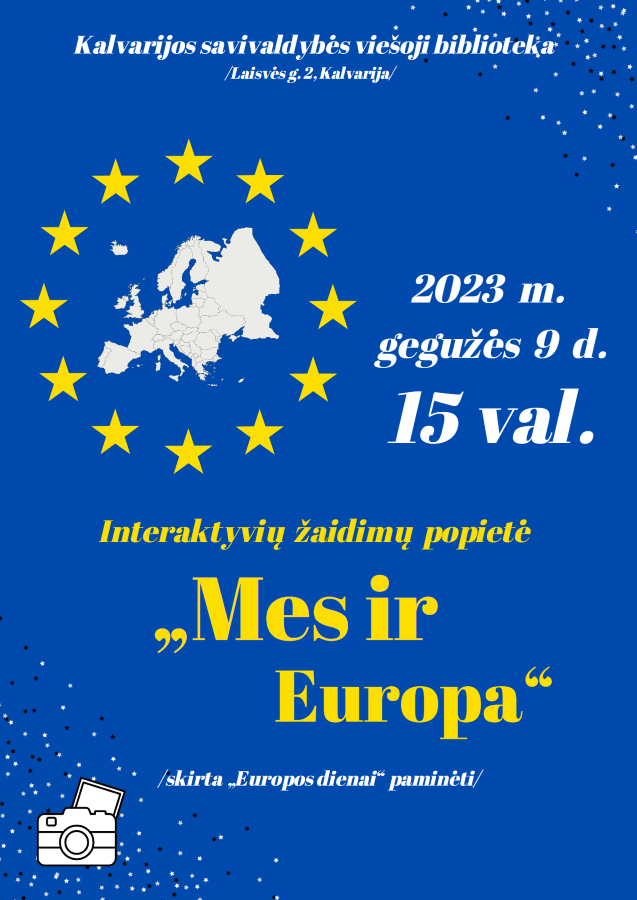Interaktyvių žaidimų popietė „Mes ir Europa“
