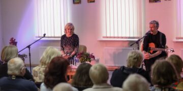 Kazlų Rūdoje viešejo aktoriai Kristina Kazlauskaitė ir Saulius Bareikis