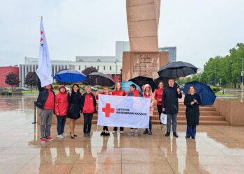 Marijampolę aplankė Lietuvos Raudonojo Kryžiaus savanoriai