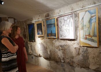 Marijampolės krašto ir Prezidento Kazio Griniaus muziejaus rūsyje atidaryta paroda „Miestas dailininkų akimis“