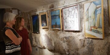 Marijampolės krašto ir Prezidento Kazio Griniaus muziejaus rūsyje atidaryta paroda „Miestas dailininkų akimis“