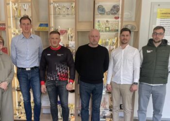 Marijampolės sporto centre lankėsi Lietuvos plaukimo federacijos vadovai