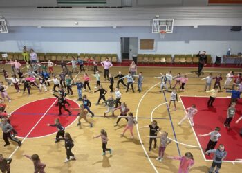 Marijampolės sporto centre - mažiausiųjų vizitas