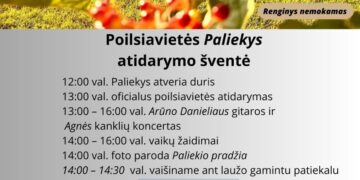 Poilsiavietės „Paliekys“ atidarymo šventė