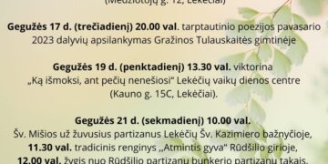Renginiai Lekėčiuose