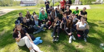 Šakių rajono bendrojo ugdymo mokyklų mokiniai dalyvavo žygyje