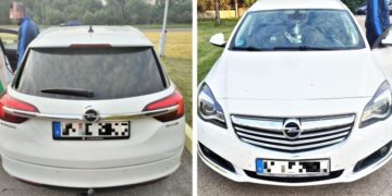 Sulaikytas automobilis