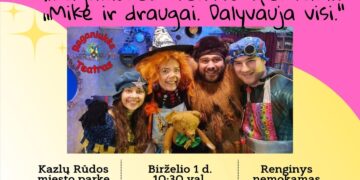 Vaikų gynimo diena su „Raganiukės“ teatru