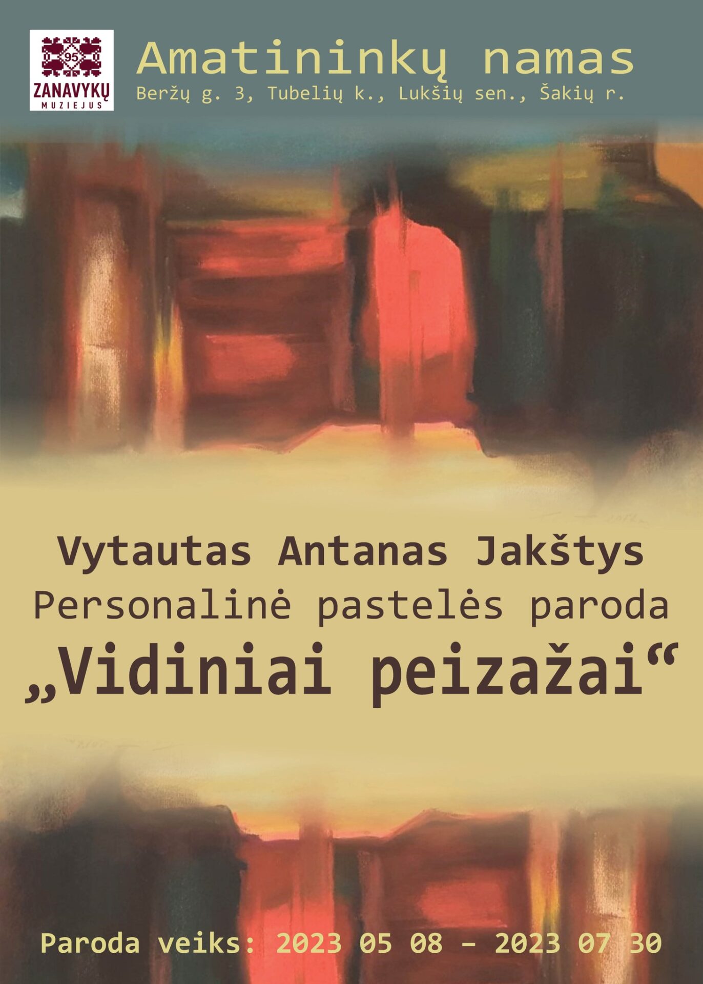Vytauto Antano Jakščio personalinės pastelės paroda „Vidiniai peizažai“