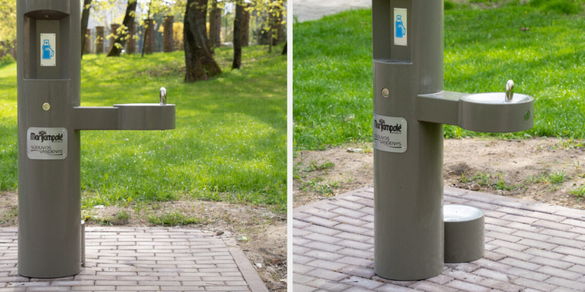 Marijampolės parkuose įrengtos švaraus geriamojo vandens kolonėlės