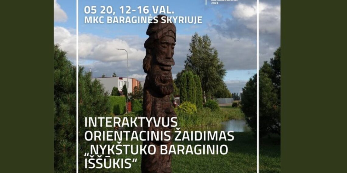 „Mažoji Lietuvos kultūros sostinė 2023“ kviečia dalyvauti žaidime „Nykštuko Baraginio iššūkis“!