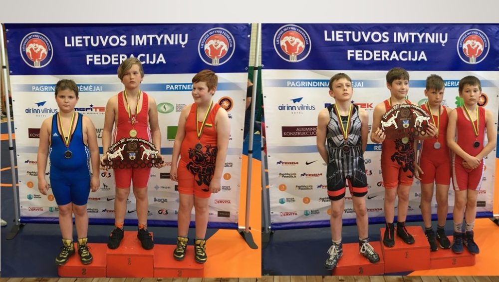 Kazlų Rūdos sporto centro imtynininkas triumfavo Lietuvos graikų romėnų imtynių U-11 čempionate