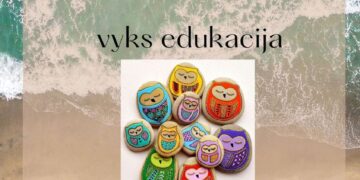 Edukacija "Piešimas ant akmenėlių"