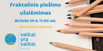 Fraktalinio piešimo užsiėmimas