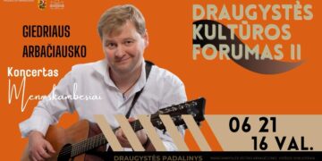 Giedriaus Arbačiausko koncertas „Meno skambesiai“