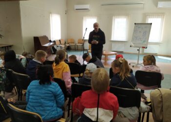 Jurgio Dovydaičio viešojoje bibliotekoje vyko edukacija vaikams „Nėra nieko, ko negalėtų įveikti draugystė“