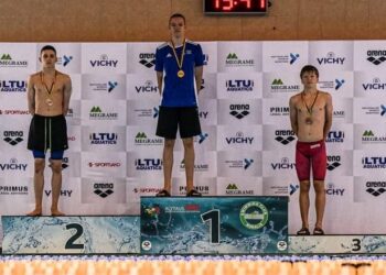 Lietuvos jaunučių plaukimo čempionate - aukščiausios prabos apdovanojimas