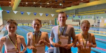 Lietuvos vaikų plaukimo čempionate - gausus MSC atstovų skaičius