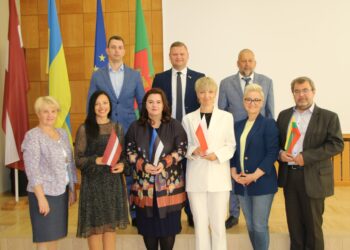 Marijampolės savivaldybės delegacija lankėsi Valgos ir Valkos miestų šventėje