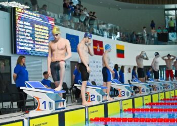 Marijampolės sporto centre auklėtiniai sėkmingai dalyvavo Lietuvos jaunių-jaunimo plaukimo čempionate