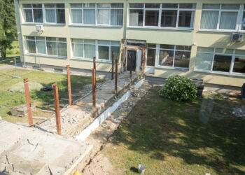Marijampolės „Žiburėlio“ mokyklos-daugiafunkcio centro pritaikymas neįgaliesiems įgauna pagreitį