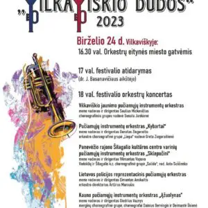 Pučiamųjų instrumentų orkestrų festivalis „Vilkaviškio dūdos 2023“