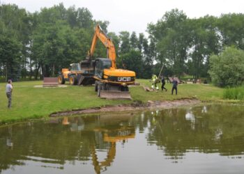 Šakiuose vykdomi senojo pliažo atkūrimo darbai