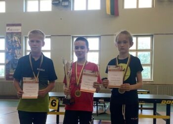 Vilkaviškio jaunasis stalo teniso žaidėjas puikiai pasirodė Šalčininkuose