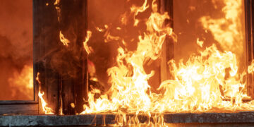 Gelgaudiškyje liepsnojo ūkinis pastatas