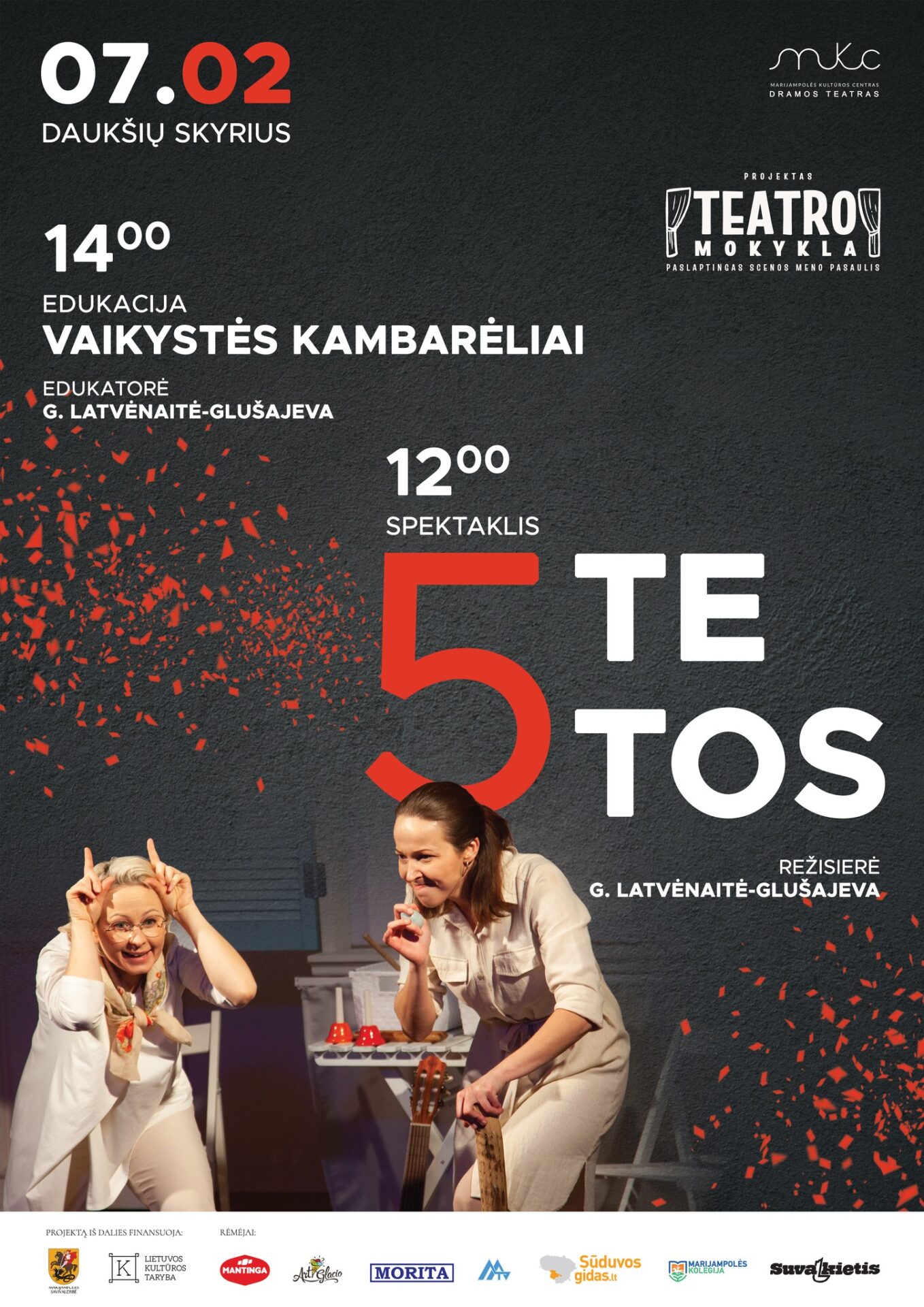 „Teatro mokykla. Paslaptingas scenos meno pasaulis”