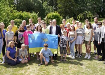 Vilkaviškio rajone vieši mokiniai iš Ukrainos