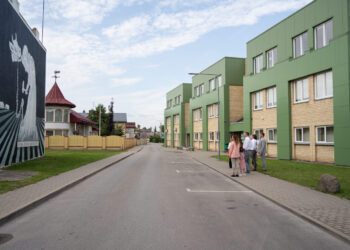 Dar spalvingesne Marijampole žavėjosi ir Kultūros ministras