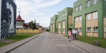 Dar spalvingesne Marijampole žavėjosi ir Kultūros ministras