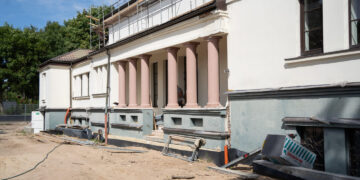 Dramos teatre „verda“ atnaujinimo darbai