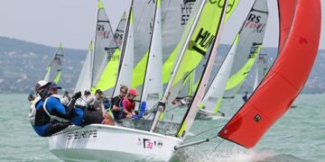 Europos buriavimo „RS FEVA“ jaunių ir jaunimo čempionate Pijaus ir Ado įgula iškovojo antrąją vietą