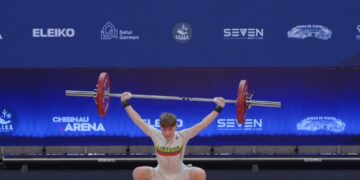 Europos jaunių sunkiosios atletikos čempionate - puikus marijampoliečio pasirodymas